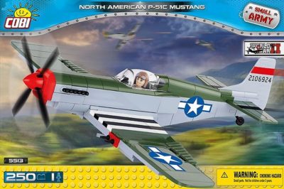 North American P-51C Mustang 250 Pcs Small Army WWII Plane