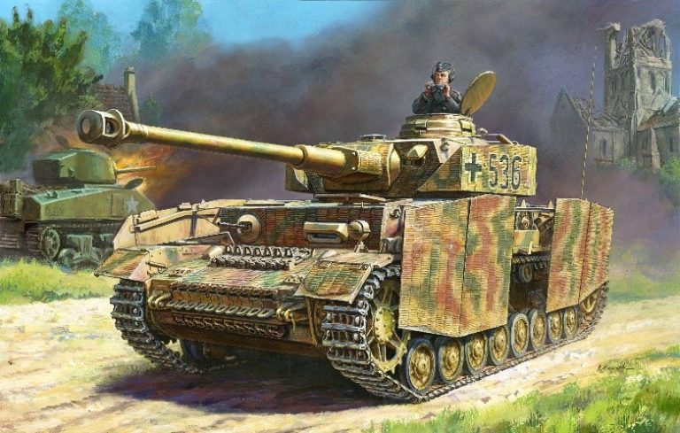 German Panzer IV Ausf H Medium Tank Model Kit