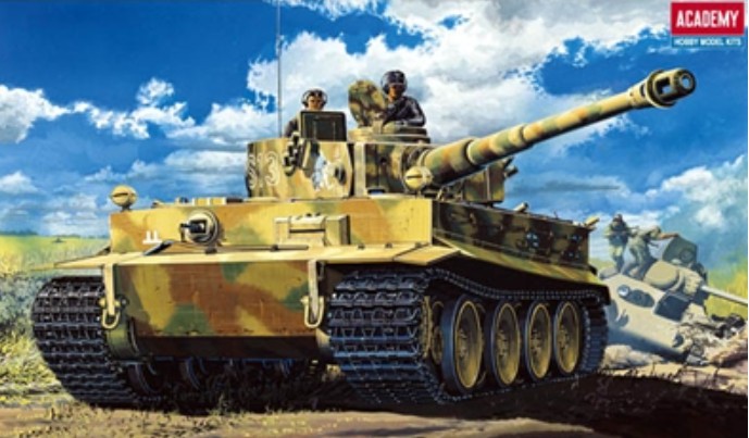 German Tiger-I Early Version Tank Model Kit